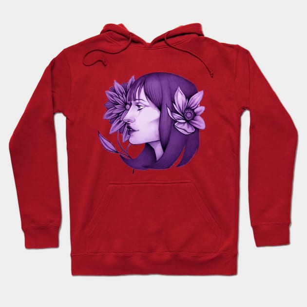 Beautiful Flower Girl Hoodie by dnlribeiro88